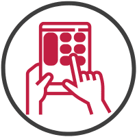 handheld ordering icon